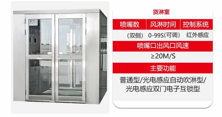 不銹鋼單人單吹風(fēng)淋室規(guī)格5