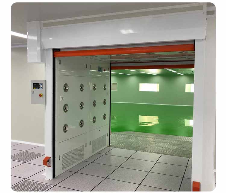 外冷板內(nèi)不銹鋼雙人雙吹風(fēng)淋室安裝3