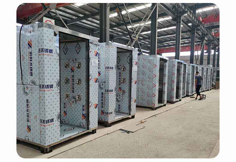 L轉角風淋室?guī)齑?