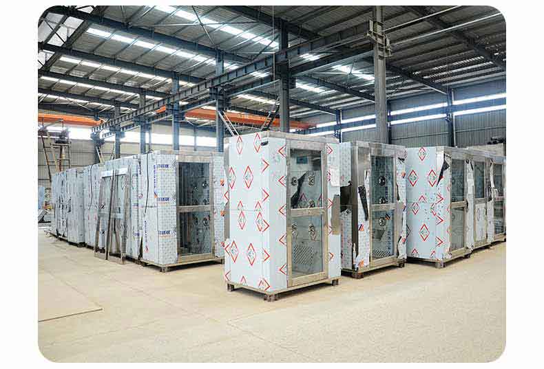 L轉角風淋室?guī)齑?