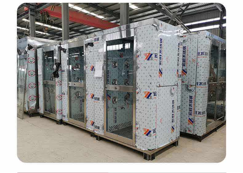 L轉角風淋室?guī)齑?